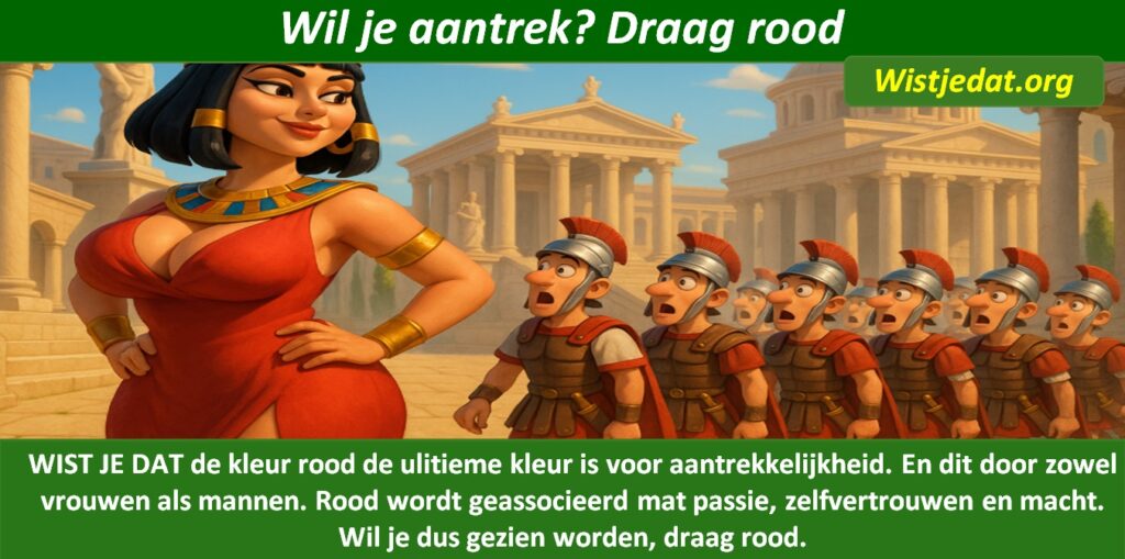 Gratis grappige cartoon foto van een mooie aantrekkelijke dame of vrouw met rood kleed met leuke weetjes, wist je datjes