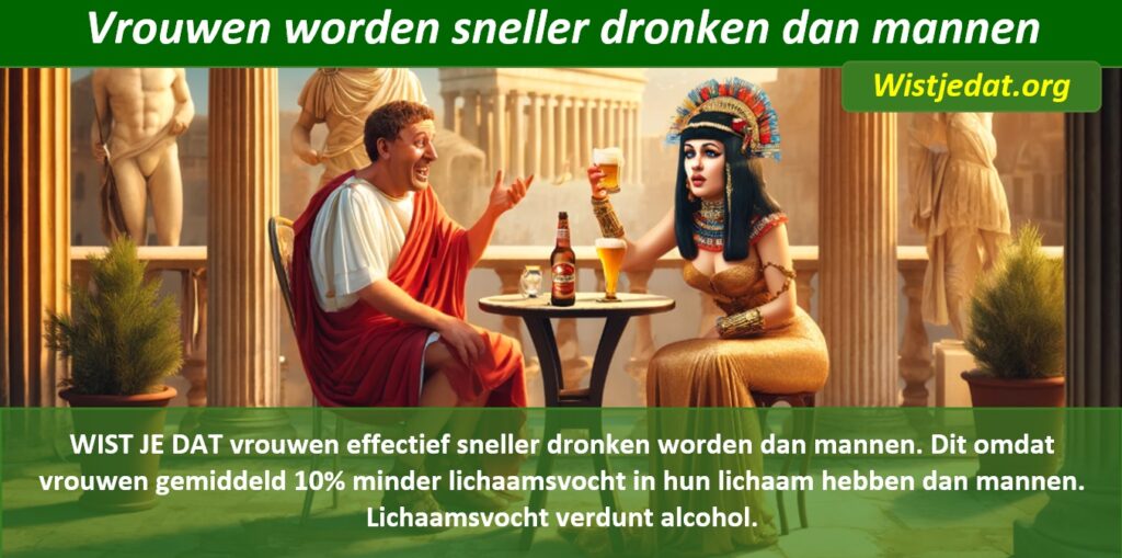 alcohol drinken en dronken worden, leuke weetjes en wist je datjes met handige TIPS