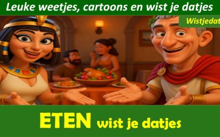 Eten en voeding, leuke weetjes cartoons en wist je datjes