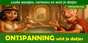 Ontspanning en relaxatie, leuke weetjes cartoons en wist je datjes
