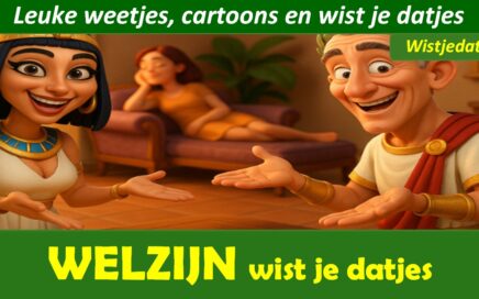 Mentaal welzijn, leuke weetjes cartoons en wist je datjes