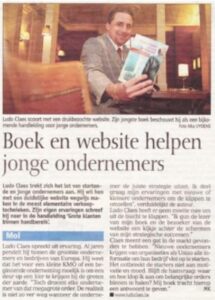 Ludo Claes in Gazet Van Antwerpen