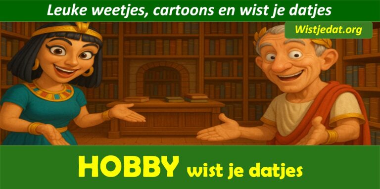 Leuke hobby weetjes met cartoons en wist je datjes