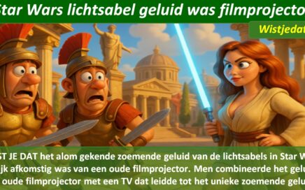 Gratis grappige cartoon foto over Star Wars Jedi dame met lichtsabel met leuke weetjes, wist je datjes