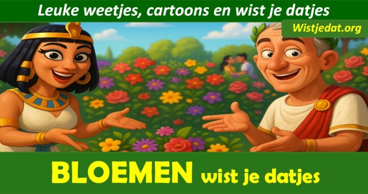 Bloemen en planten met leuke weetjes, cartoons, filmpjes en wist je datjes