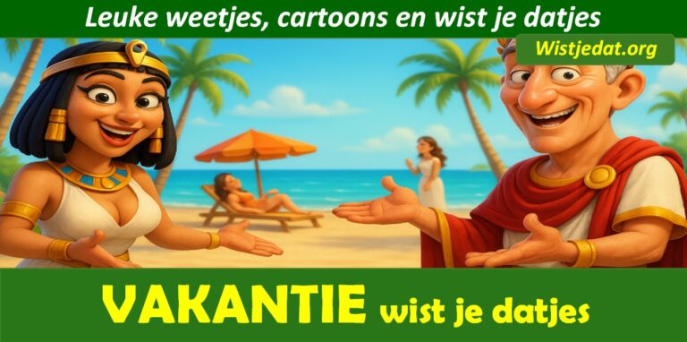 Vakantie en reizen, leuke weetjes cartoons, filmpjes en wist je datjes