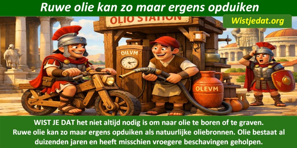 wist je dat over ruwe olie met bizarre weetjes en wistjedatjes