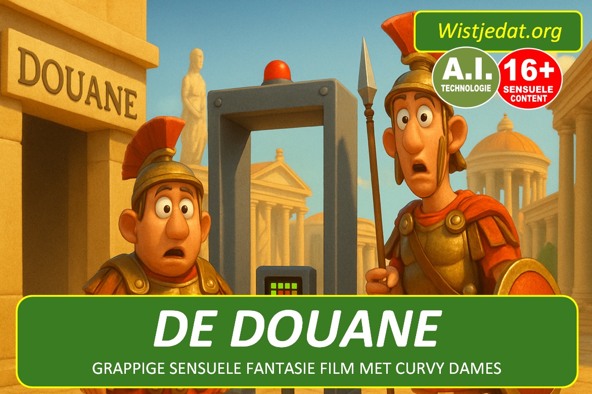 De douane, grappige sensuele humor film met curvy dames met grote borsten en een maatje meer 01