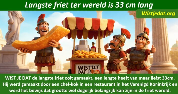 Op deze website pagina vind je enkele fascinerende feiten, leuke weetjes en bizarre wistjedatjes over frieten die je misschien nog niet kent.